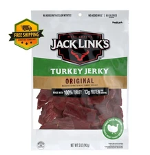 Jack Link’s Original Turkey Jerky, 13g Protein, 5 oz Resealable Bag