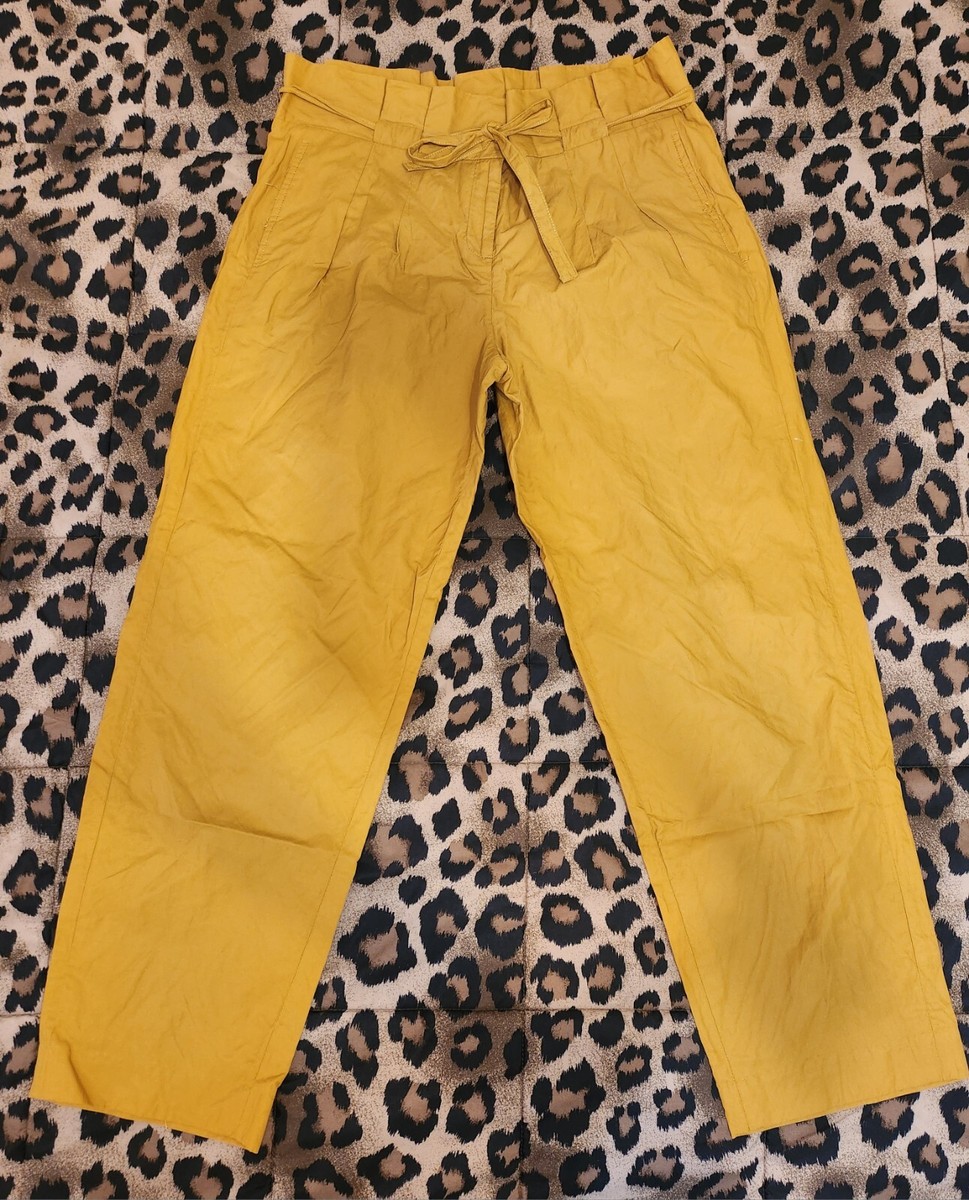 Body by Victoria Yellow High Waisted Tie Belt Womens Career Dress Pants | eBay Body by Victoria Yellow High Waisted Tie Belt Womens Career Dress Pants | eBay