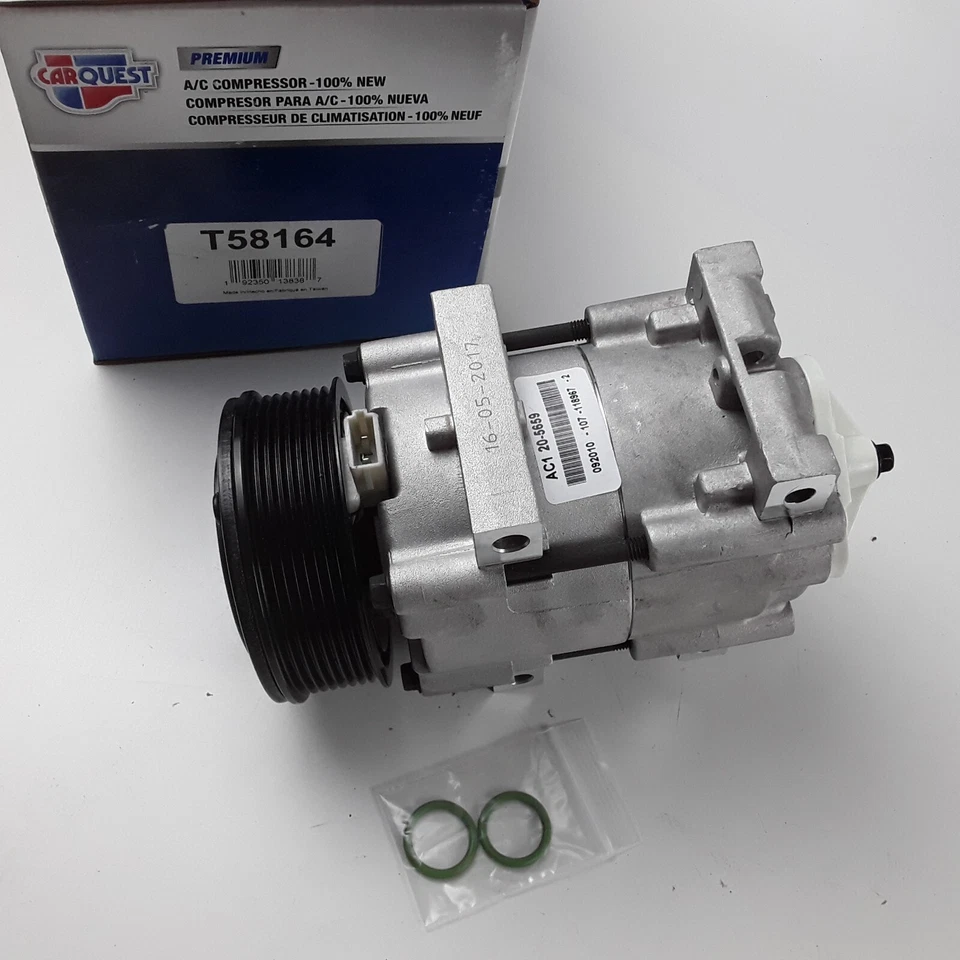 Carquest Premium T58164 A/C Compressor Fits Ford Excursion (2000 2001 2002 2003) - Image 2 of 4