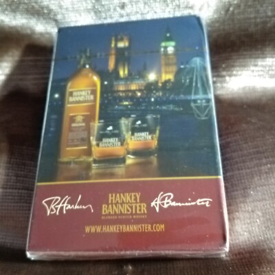 Playing Cards Old Vintage HANKEY BANNISTER Whiskey/Wine Merchant Advertising