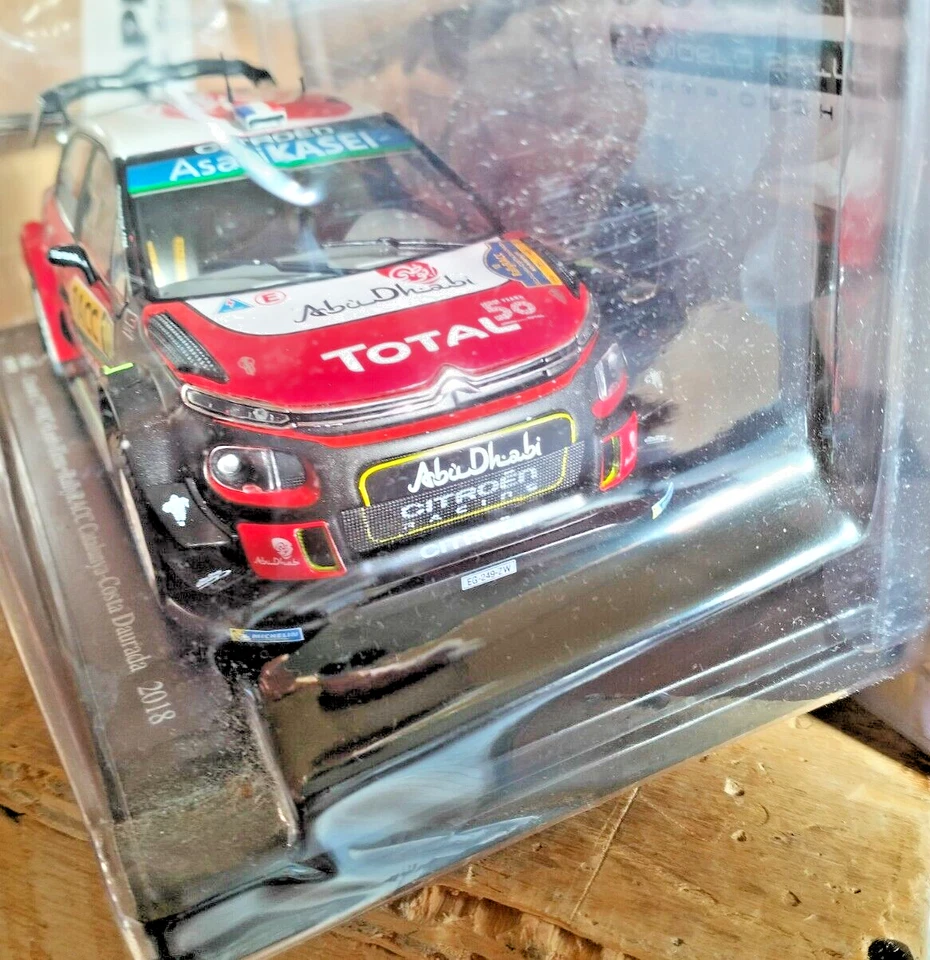AUTOMODELLO 1 / 24-CITROEN C3 WRC-LOEB-ELENA-RALLY CATALUNYA-2018- IN BOX- MA6 - Immagine 2 di 4