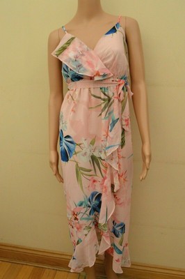 lipsy vip frill skirt maxi dress