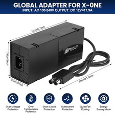 Pegly Power Supply Brick AC Adapter for Microsoft Xbox One Console 17.9 A