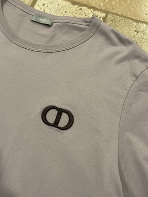 Dior CD Icon Logo Light Purple T-Shirt | eBay