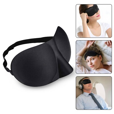 3D weich gepolsterte Augenmaske Verdunkelung Schlaf Augenbedeckung Augenbinde Schlafmaske für Reisen