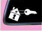 Real Estate Key Sticker TP 1191 8" Decal agent sales auction house