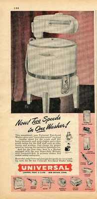 #ad 1947 Print Ad of Landers Frary amp; Clark Universal Two Speed Washer $9.99