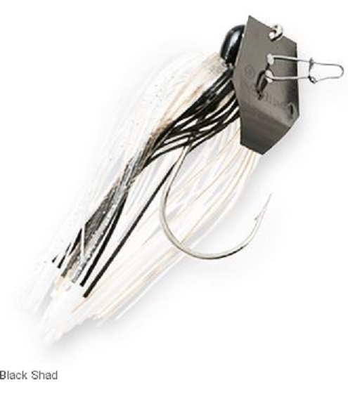 Z-Man Original ChatterBait 1/2 oz Jig Black Shad CB12-68 Chatter Bait ...