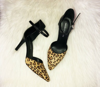 franco sarto leopard shoes