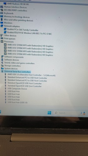 HP Envy Gamer w/charger.A10(4cores).8GB.128GB SSD.Radeon.15.6".Touch.W11.Read!! - Picture 2 of 9