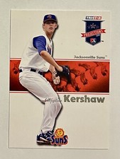 2008 Tristar Projections Rookie Card RC Clayton Kershaw Jacksonville Sun 263 HOF