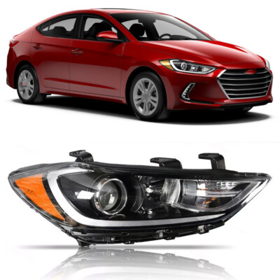Headlight Lamp for 2017 2018 Hyundai Elantra Right Passenger 92102F3000 Bulb