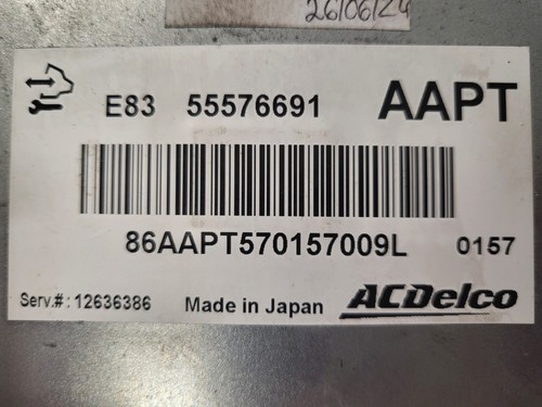 Vauxhall Corsa D 1.4 A14XER Engine ECU - 55576691
