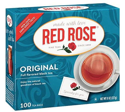 Red Rose Original Premium Blended Black Tea 100 ct (2 Stück) 6/2022 + KOSTENLOSER VERSAND - Bild 2 von 5