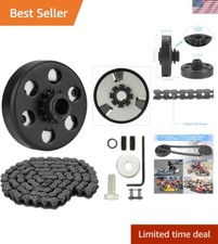 12 Tooth Go Kart Clutch with Chain - Compatible with Honda GX120/240 Engines