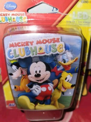 Disney Mickey Mouse Clubhouse LED Automatic Night Light - Donald - Goofy - Pluto
