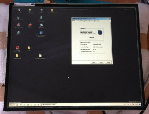 17" DELL OEM 3M MicroTouch Touch Screen Monitor OPEN FRAME USB mit Netzteil