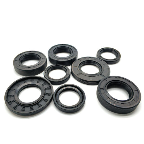Metric NBR Oil Shaft Seal Dust Grease Seal TC Double Lip w/ Spring ID 20-25mm - Picture 4 of 6