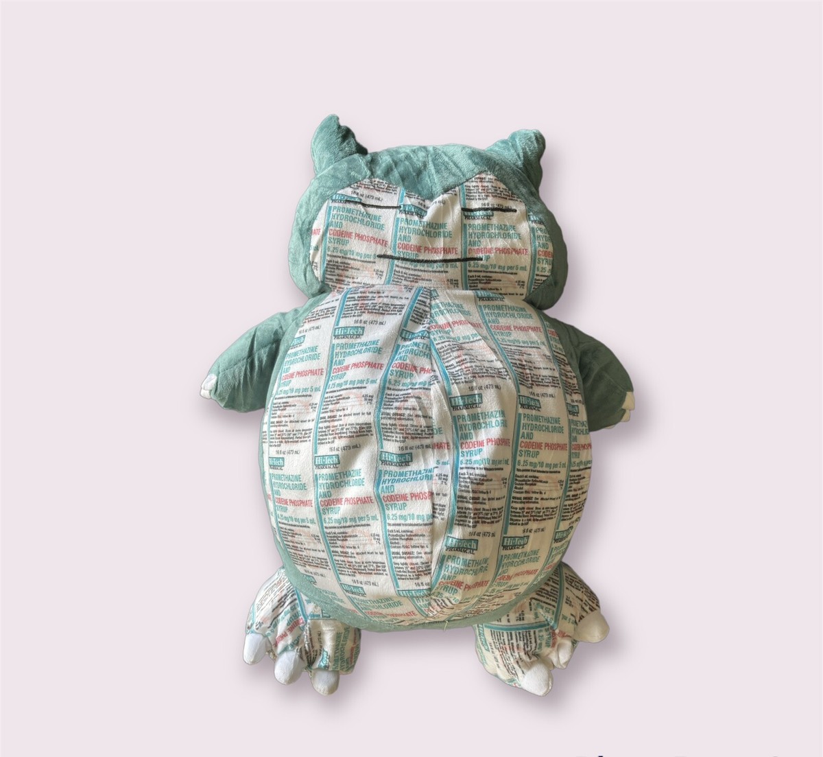💜Jumbo 20” Tall Snorlax Pokemon Custom Hi Tech Pourlax