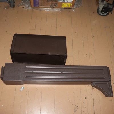 Postal Pro Hampton Mailbox and Post Kit Bronze Plastic PP300CBR