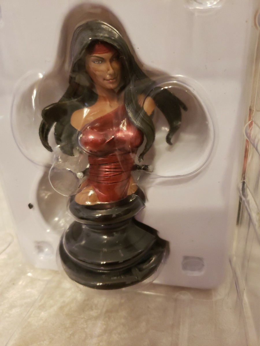 ✿ ELEKTRA MINI-BUST / MARVEL Bowen Designs Elektra Mini Bust #1031/2500 *Marvel Sample