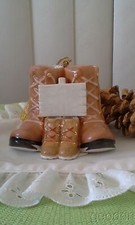 Lenox Just Like Daddy Boots Ornament Fathers & Sons Boots
