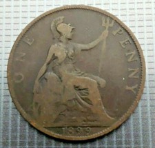 Queen Victoria Old Head Penny Pennies 1d 1895 to 1901 Choose your Date/Grade