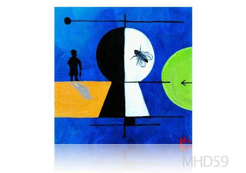 PAINTING (Set of 6 Paintings) . Square . CONTEMPORARY . Beautiful & ORIGINAL - Picture 7 of 11