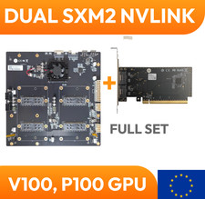 NVIDIA DUAL NVLINK SXM2 64GB VRAM 300G to PCI...