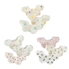 3pcs/set Baby Bibs for Eating High-absorbent Saliva Towel Newborn Drooling Bib