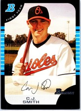 C.J. Smith 2005 Bowman Baltimore Orioles Rookie #220