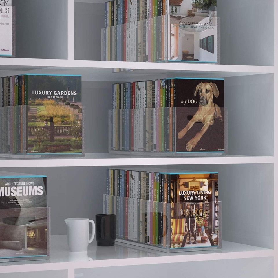 2 Pack DVD/CD Storage Box, Acrylic Storage Container for Blu-Rays ...