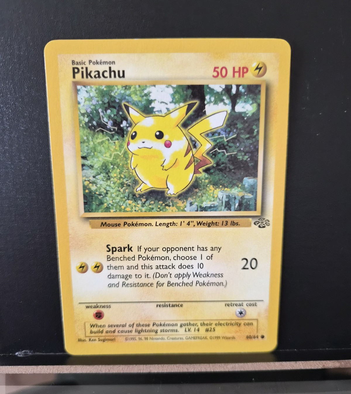 Pokemon TCG Pikachu Jungle 60/64 Unlimited Regular English Common NM