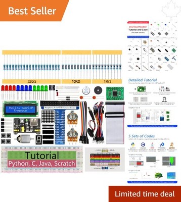Super Raspberry Pi Starter Kit: 682-Page Guide & 88 Projects - 164 Components