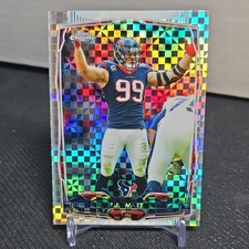 Topps 2014 Chrome X-Fractor J.J. Watt #29 Houston Texans NFL Football Card