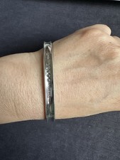 Tiffany & Co 925 1997 Sterling Silver 1837 Open Bangle -6.2cm   19.35g