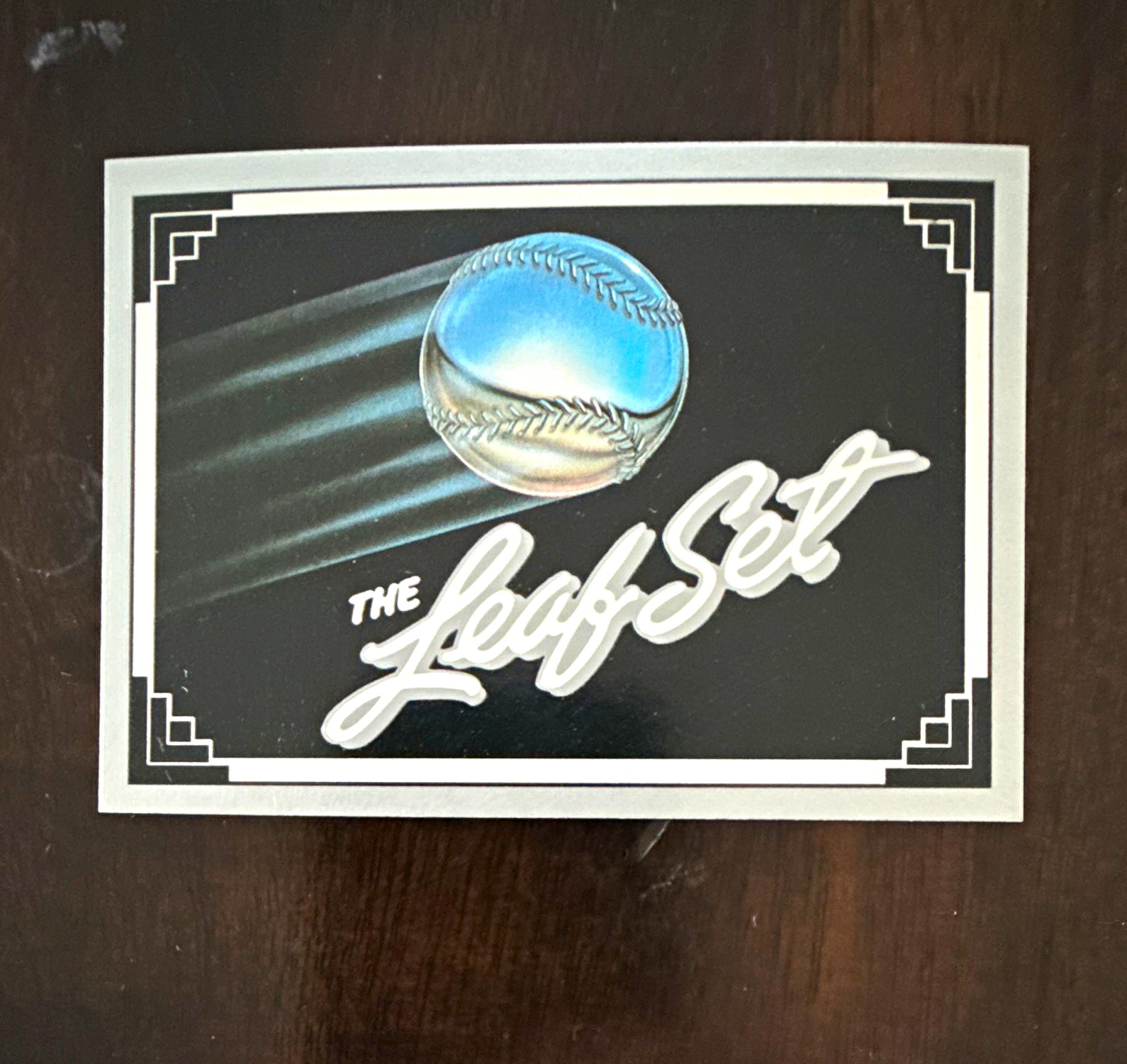 Leaf 1991 Leaf The Leaf Set Header Card NNO MLB Baseball Card Base Set