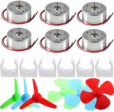 RUNCCI-YUN 6 Set Mini Motors 3V-9VMini Kleine Elektromotor 6500RPM mit Mini