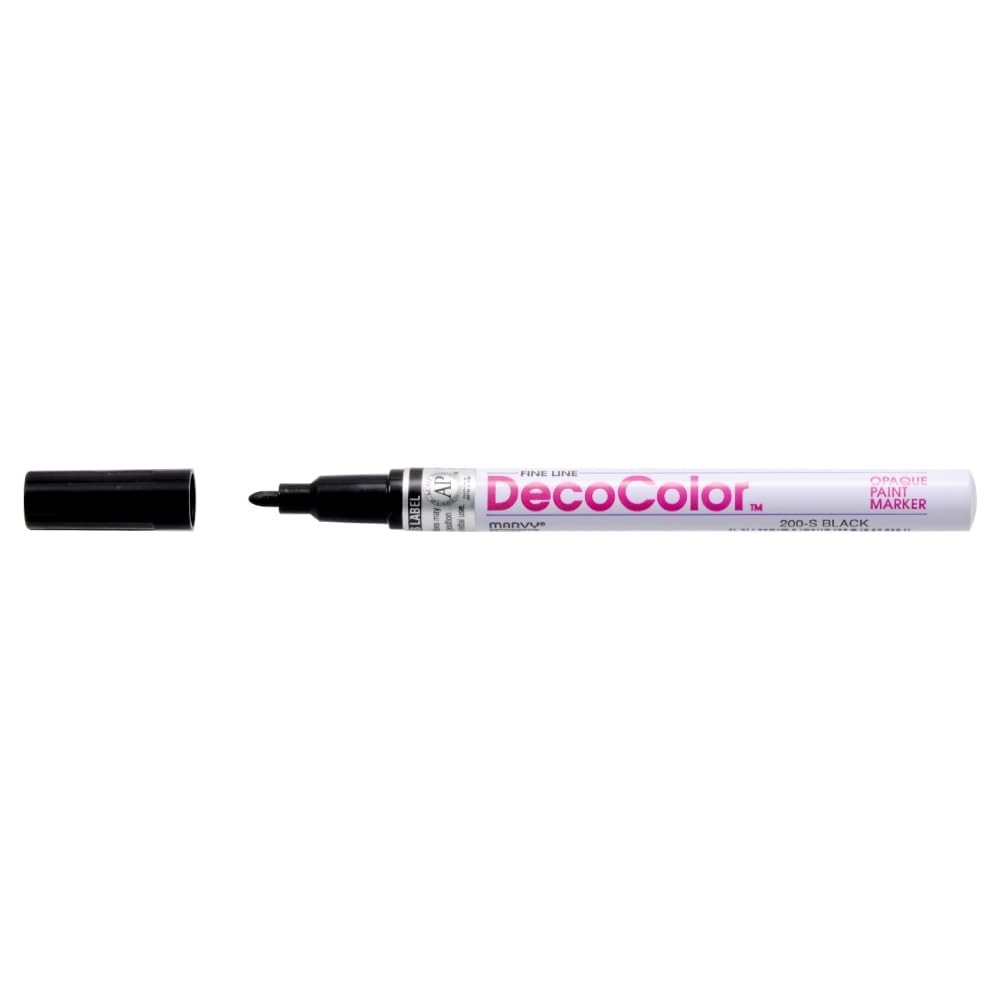 Uchida 200-C-1 Marvy Deco Color Fine Point Paint Marker Blac