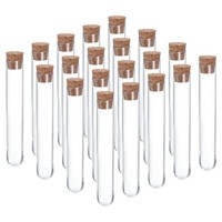 10Ml Plastik TeströHren Mit Kork Stopfen 20Stk 100X16Mm Rohre Klar