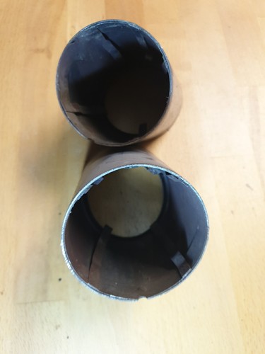 VW Passat Variant 3c B6 R36 R-Line Auspuff Blenden Edelstahl zum aufstecken - Bild 3 von 5
