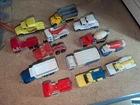 Vintage Hot Wheels Semi Truck Tow Cement Pumper  PeterBuilt Dump Blackwall Lot