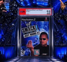 WWF Smackdown Just Bring It • PSA 9.8 A+ • PlayStation 2 PS2 • The Rock