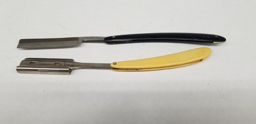 2-Vintage Straight Edge Razors Durham Domino & Simmons Keen Kutter Shelf E3