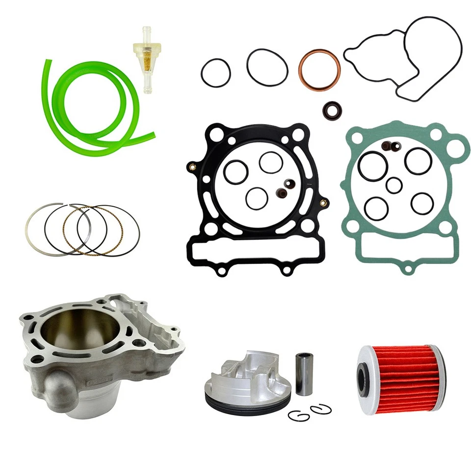 Anillos de pistón de cilindro de 77 mm junta de extremo superior para Kawasaki KX250F KXF250 2004-2008 Foto 3 de 4