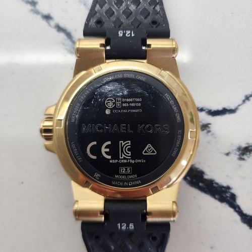 Michael Kors Access Dylan Smartwatch 46mm Edelstahl goldfarben MKT 5009 - Bild 7 von 12