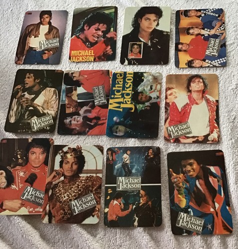 Michael JACKSON Caima Café Espresso 1988 Calendario 12 Tarjetas Excelente