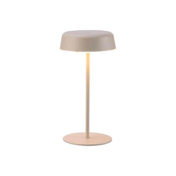 Akku Tischleuchte Led Lampe Kabellos Beige Dimmbar Tischlampe IP44 Livarno Home-image