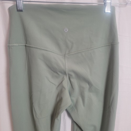 Lululemon Align High Rise Mini Flare Pants 32" Women's Size 8 Light Green Yoga - Picture 6 of 10