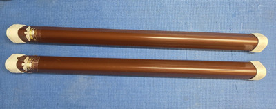 (2) FENWICK FLY FISHING ROD CASE 33'' TRIANGLE STORAGE SHIPPING TUBE